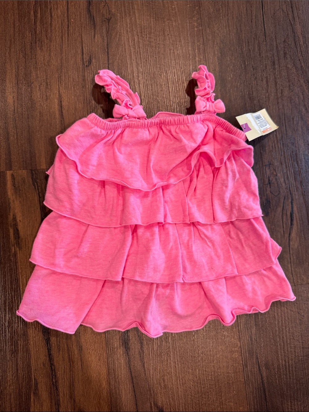 Pink Cherokee Ruffle Dress Baby Size 6-9 Months